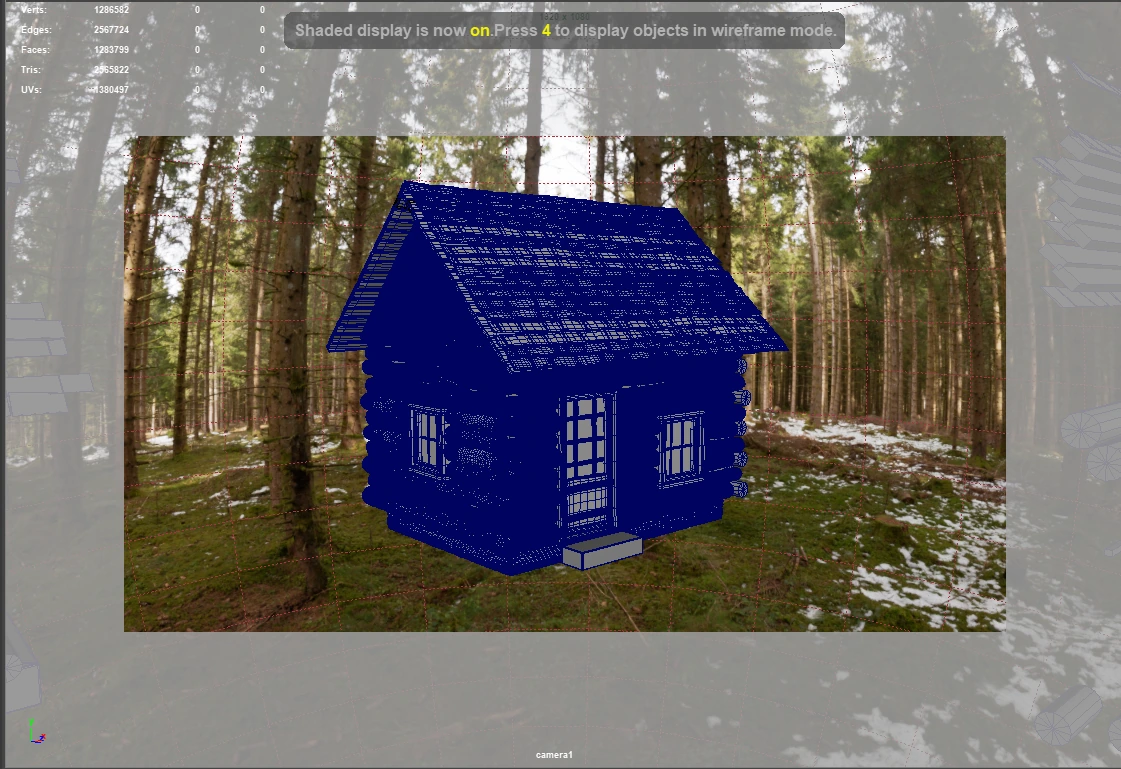 The Wooden House — Wireframe 15