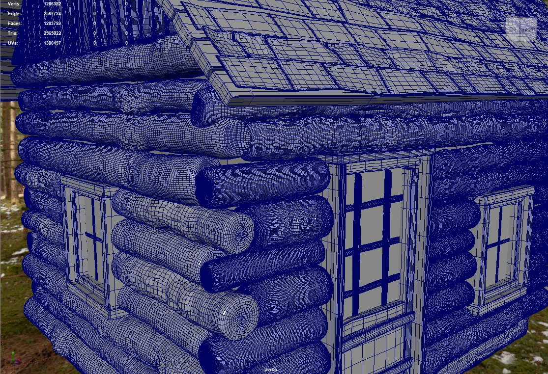 The Wooden House — Wireframe 16